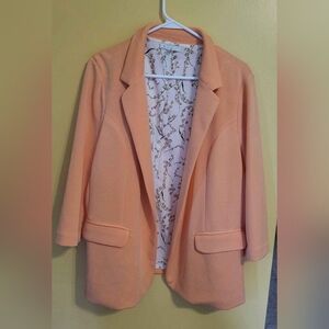 Peach blazer